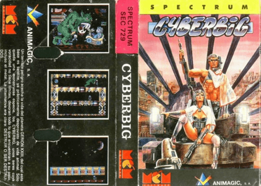 Cyberbig box art for ZX Spectrum